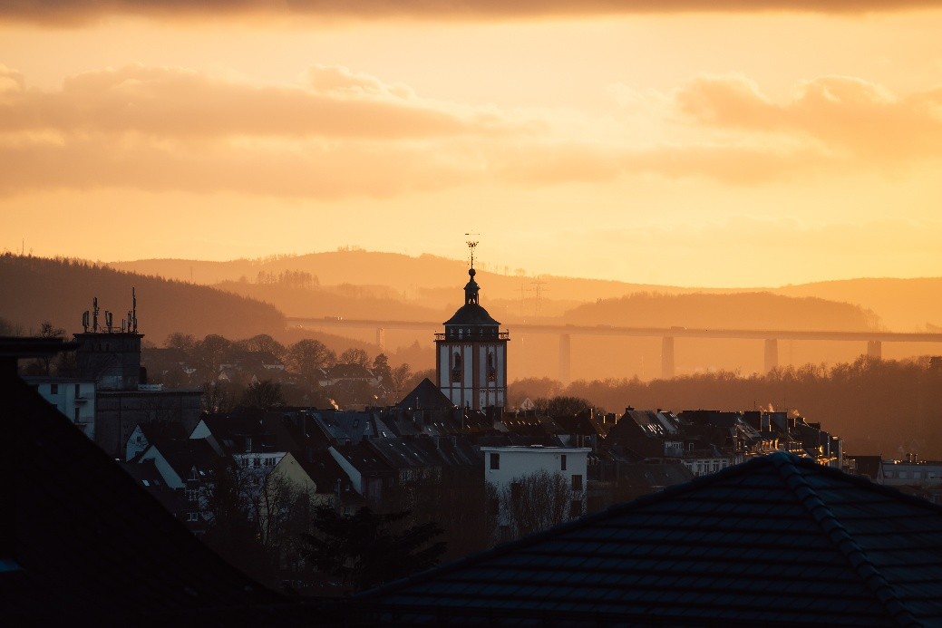 Blick auf das Einsatzgebiet rund um Siegen und das Siegerland